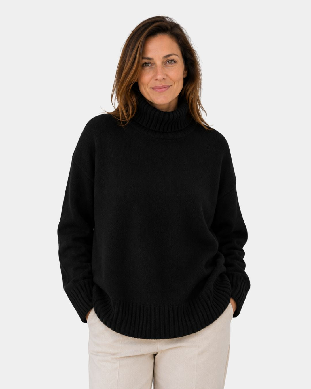 Irena | Pull Doux à Col Roulé