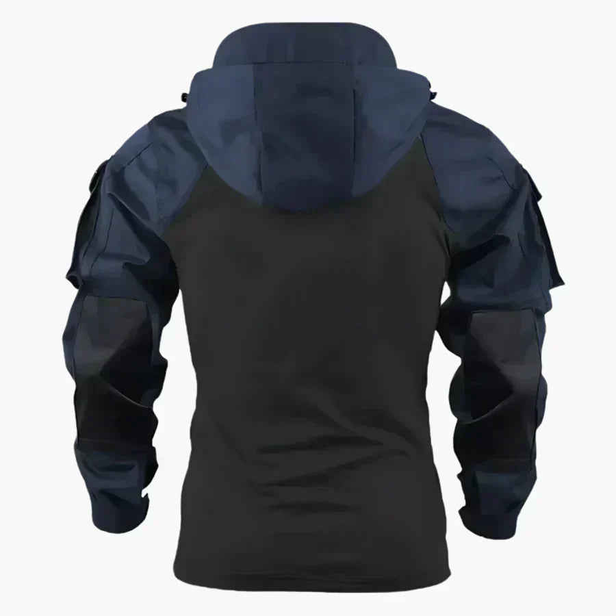 Sweat homme tactique à capuche avec manches camouflage