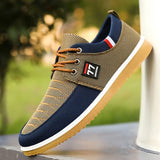 Chaussures homme en toile respirante à lacets