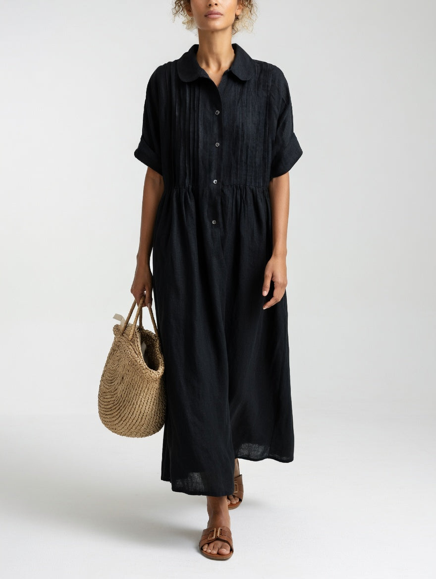 Lysandra™ - Robe-chemise estivale fluide