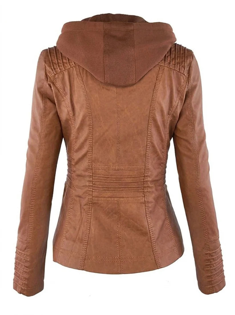 Béatrice - Veste en cuir résistante et élégante