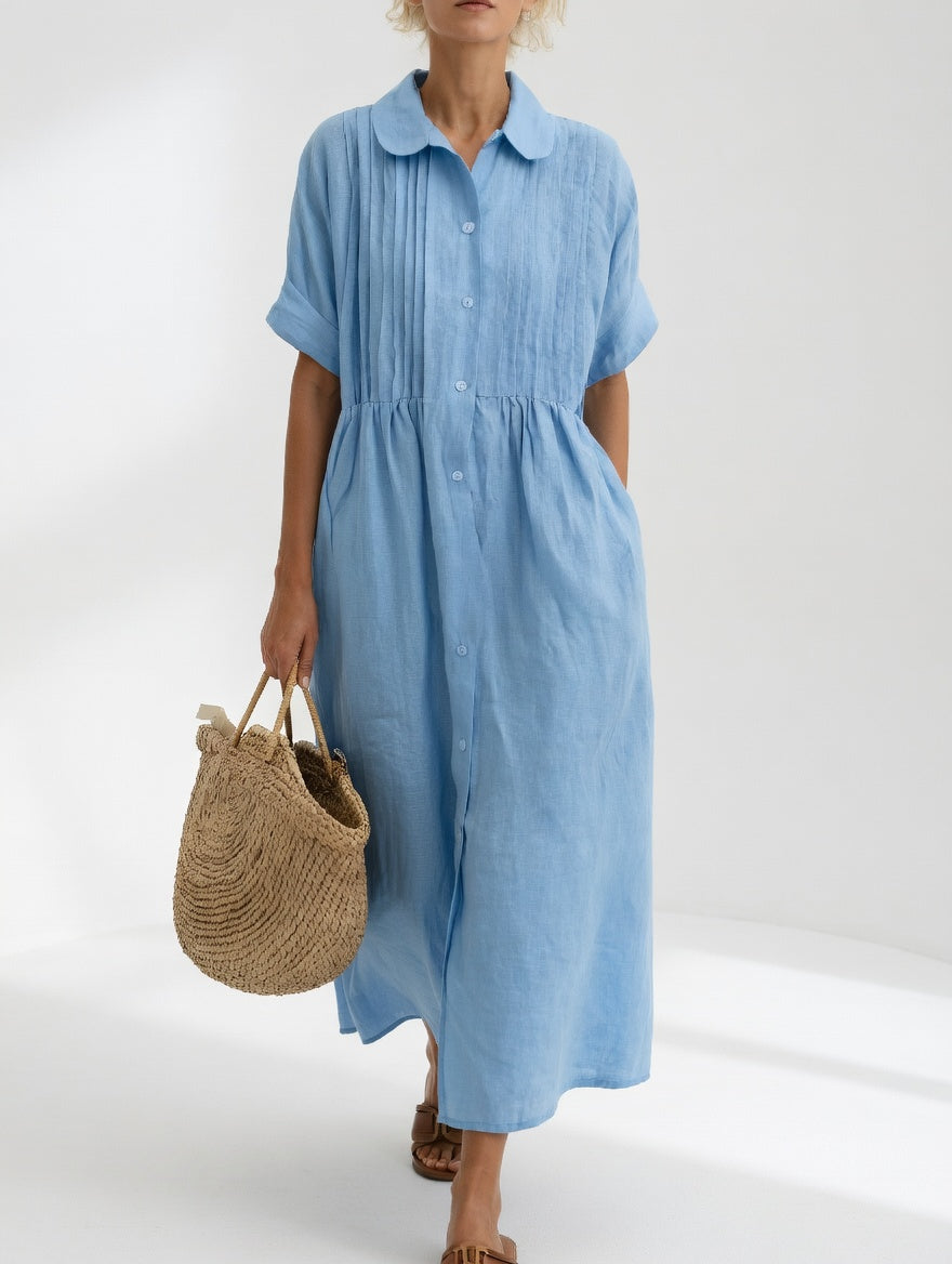 Lysandra™ - Robe-chemise estivale fluide
