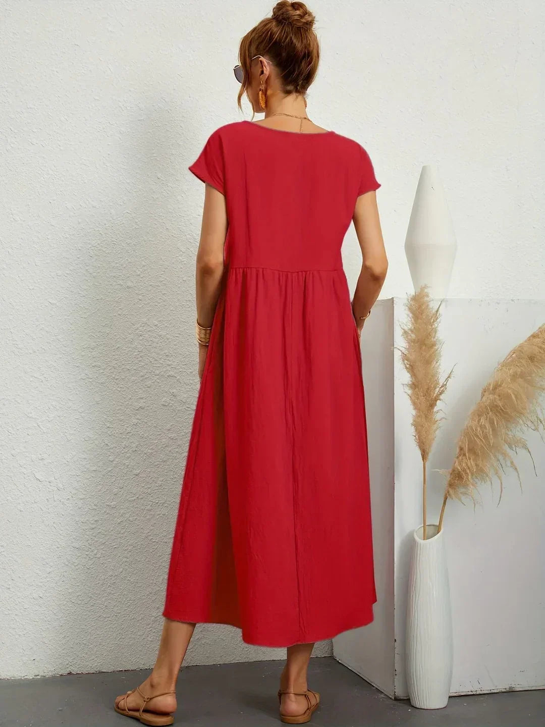 Gabrielle™ — Robe midi fluide à l’élégance intemporelle