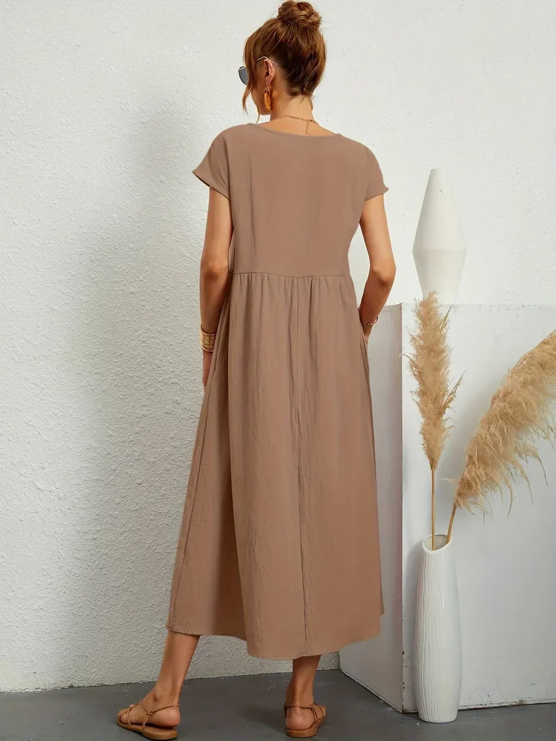 Gabrielle™ — Robe midi fluide à l’élégance intemporelle