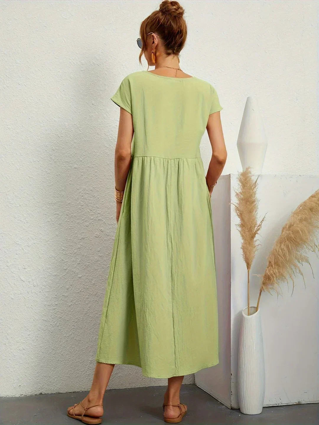 Gabrielle™ — Robe midi fluide à l’élégance intemporelle