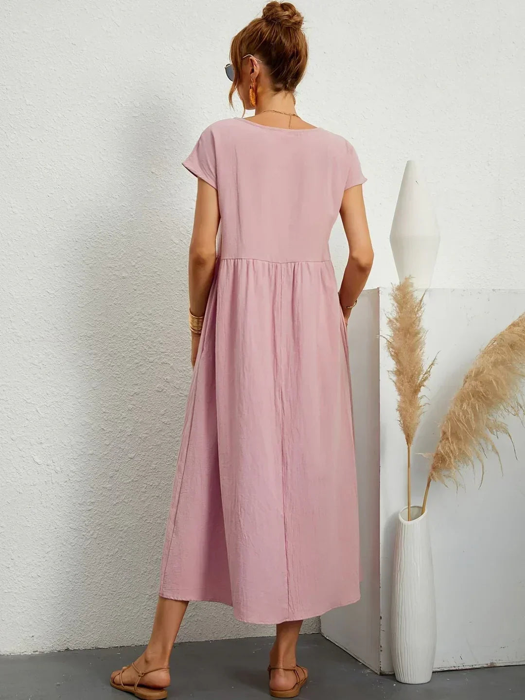 Gabrielle™ — Robe midi fluide à l’élégance intemporelle