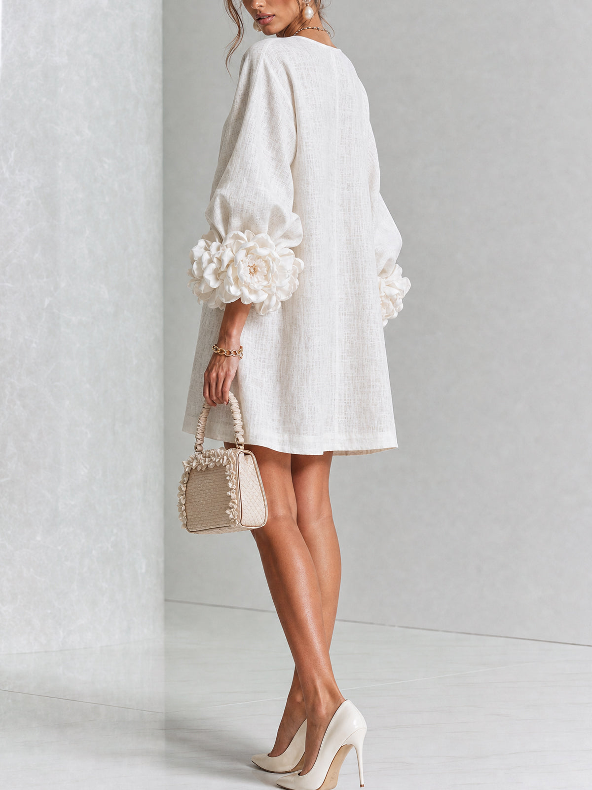 Rosalie | Mini Robe Boutonnée