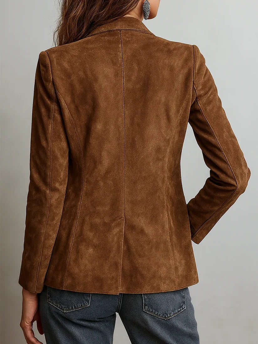 Madeleine - Blazer vintage marron
