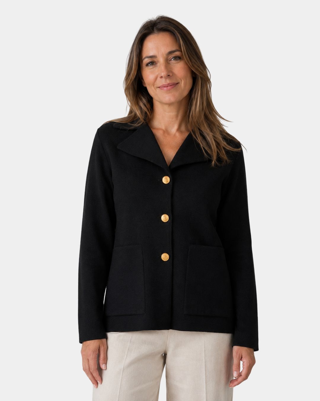 Celine | Cardigan en Maille en Laine Mérinos