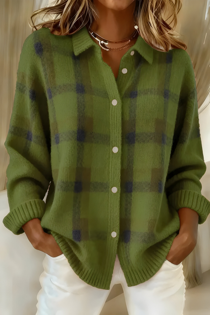 Corinne | Cardigan Écossais