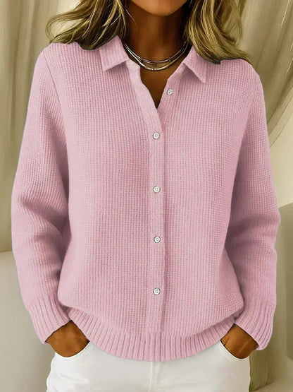 Camélia | Cardigan en maille texturée