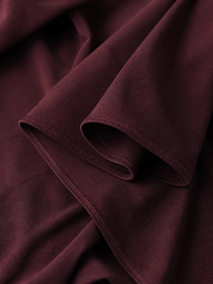 Muriel | Robe de Soirée Drapée à Col Montant, Fronces et Fente Haute