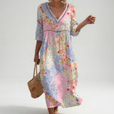Lysiane™ — Robe fleurie fluide au charme estival