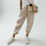 Lucie™ — Pantalon fluide en mélange de coton et de lin