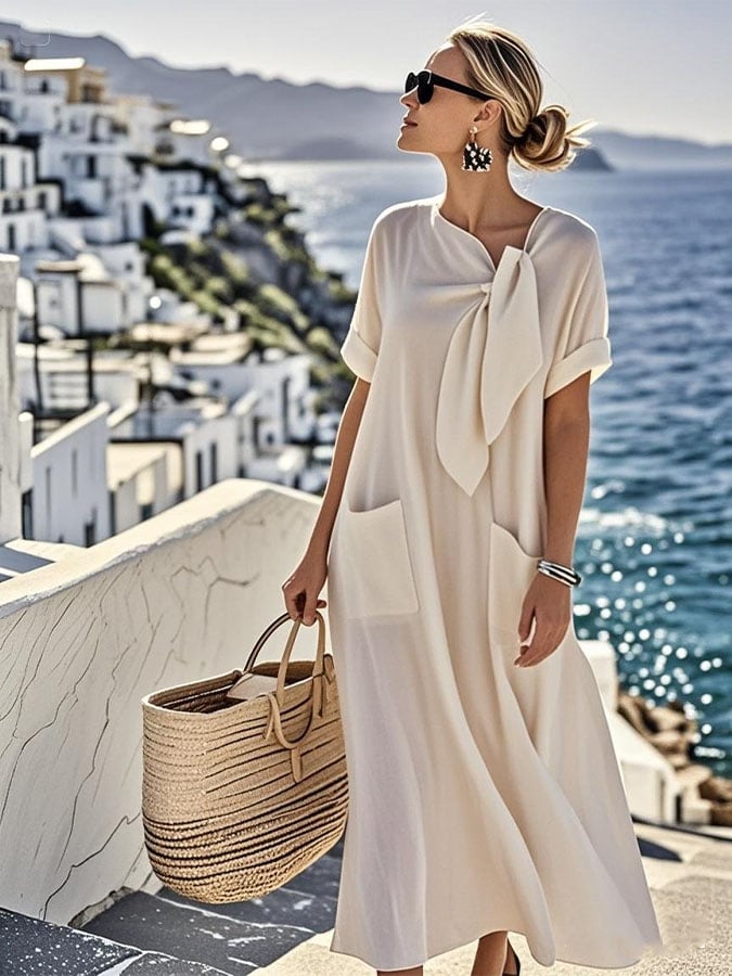 Mireille™ — Robe fluide en coton pour l’été