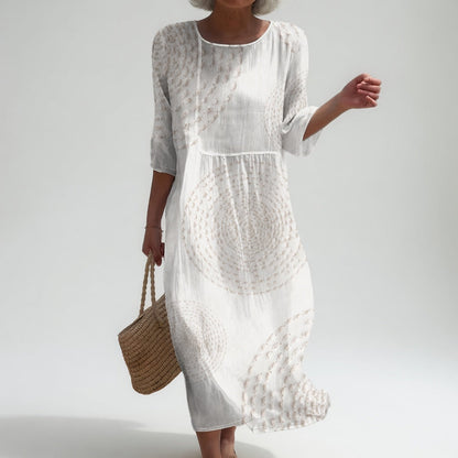 Améliane™ — Robe midi élégante aux détails délicats