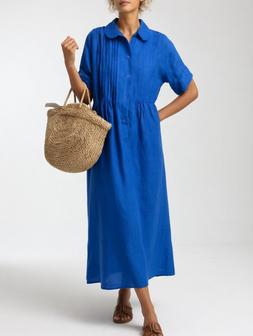 Lysandra™ - Robe-chemise estivale fluide