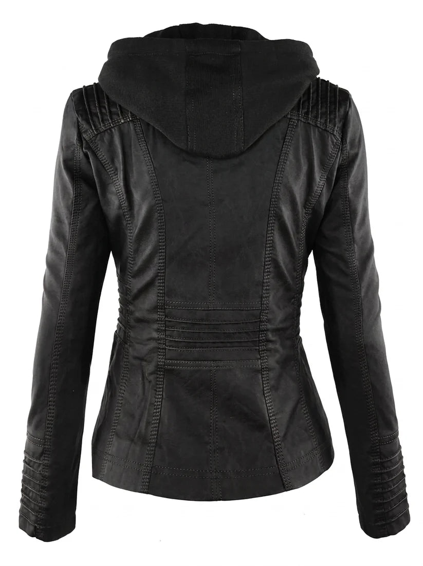 Béatrice - Veste en cuir résistante et élégante
