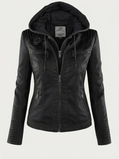Béatrice - Veste en cuir résistante et élégante