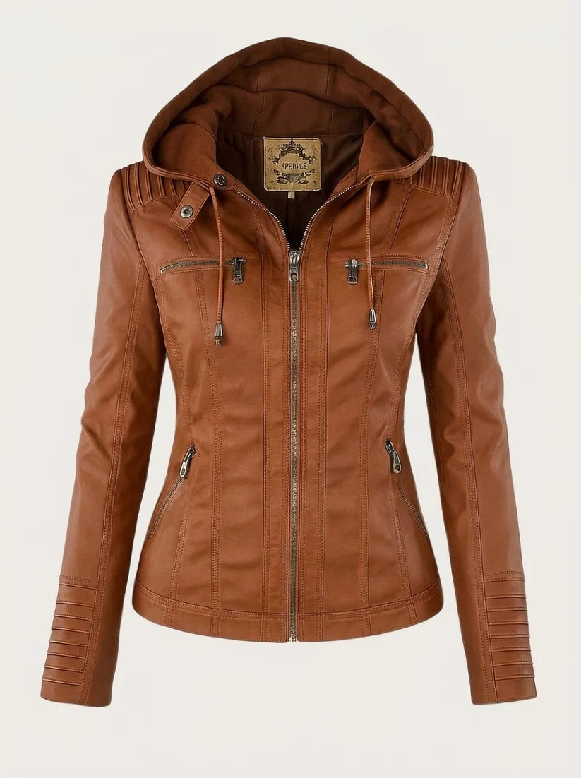 Béatrice - Veste en cuir résistante et élégante