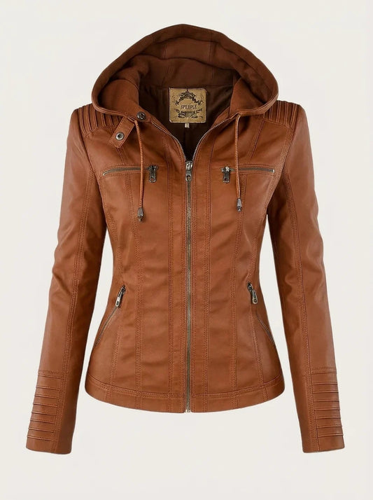 Béatrice - Veste en cuir résistante et élégante