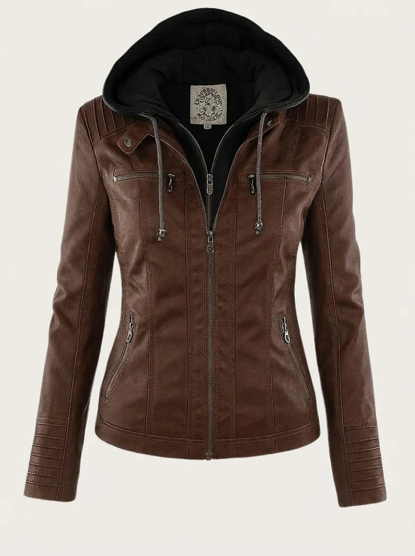 Béatrice - Veste en cuir résistante et élégante