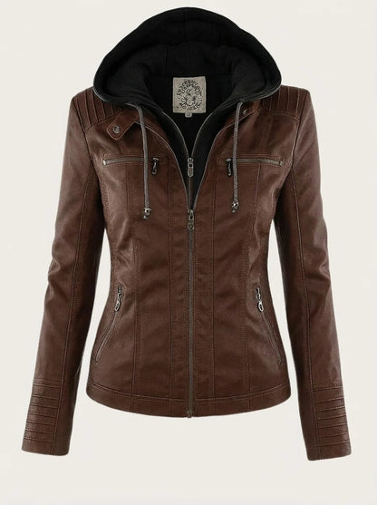 Béatrice - Veste en cuir résistante et élégante