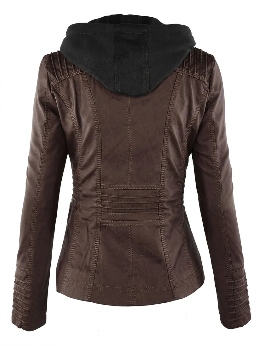 Béatrice - Veste en cuir résistante et élégante