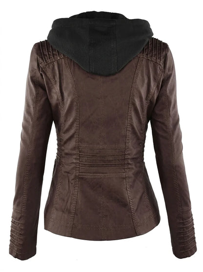 Béatrice - Veste en cuir résistante et élégante
