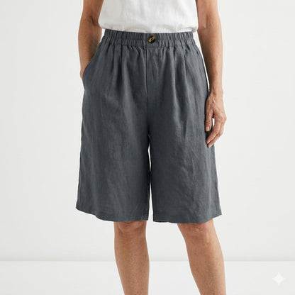 Wandeline™ — Short large à taille élastique, pour un confort estival naturel