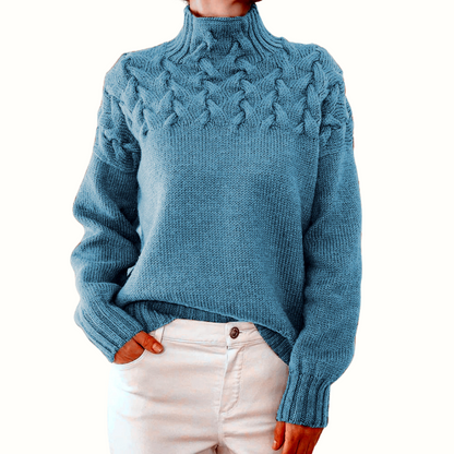Elena | Pull Col Roulé Chaud