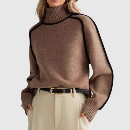 Donna | Pull Élégant à Col Haut