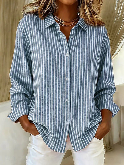 Ginevra | Chemise rayée boutonnée