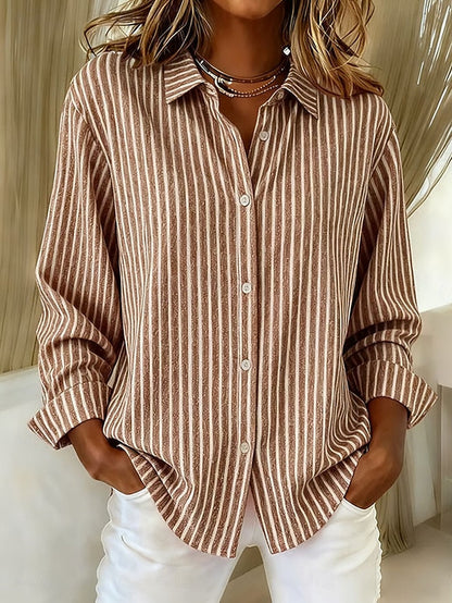 Ginevra | Chemise rayée boutonnée