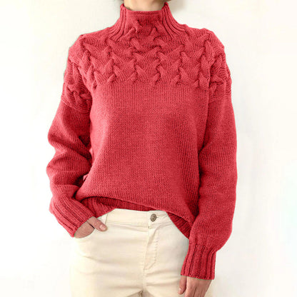 Elena | Pull Col Roulé Chaud