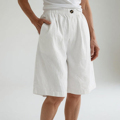 Wandeline™ — Short large à taille élastique, pour un confort estival naturel