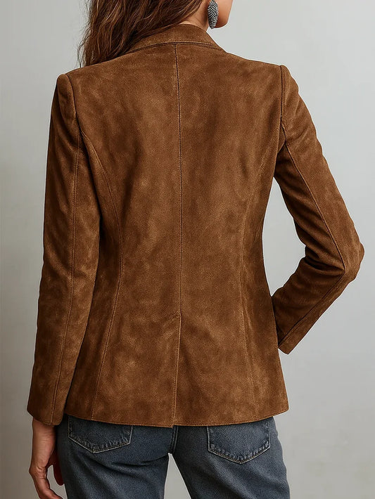 Madeleine - Blazer vintage marron