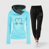 Ensemble femme sweat à capuche et pantalon jogger