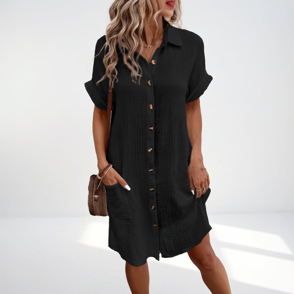 Béatrice™ — Robe-chemise élégante et facile à porter
