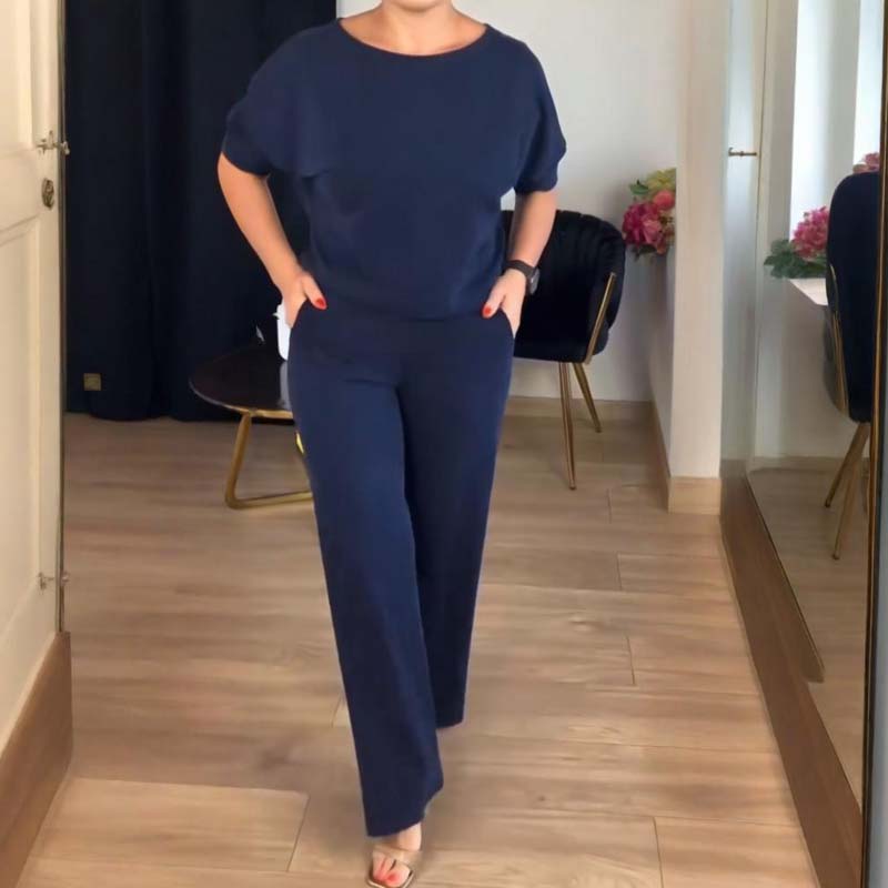 Ensemble femme trois pièces avec cardigan long