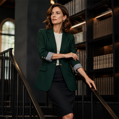 Blazer femme structuré pour look casual chic