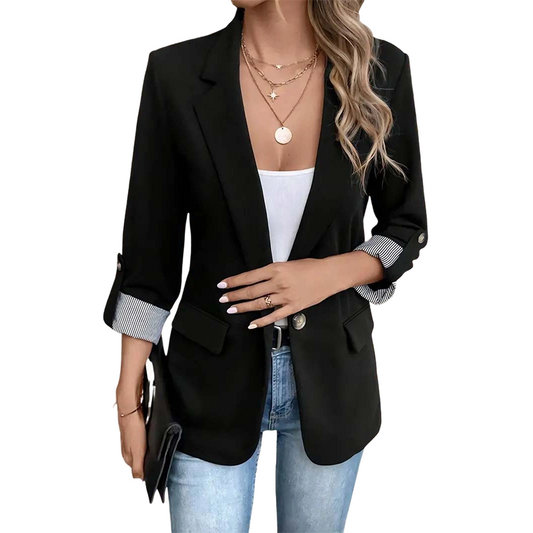 Blazer femme structuré pour look casual chic
