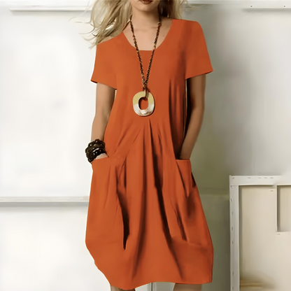 Céline™ — Robe fluide élégante qui sublime le ventre