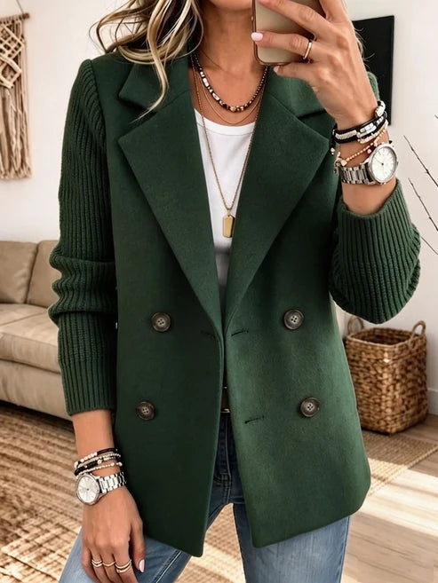 Carla | Blazer élégant à manches en maille